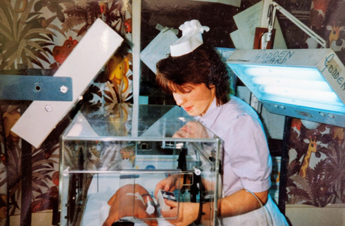 Jane Charman student nurse 1988